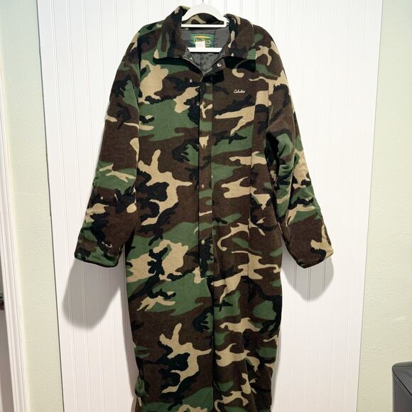 Cabela's Other - Vintage Cabelas Dry Plus Camo Fleece Coveralls Lined Made In USA Mens 2X